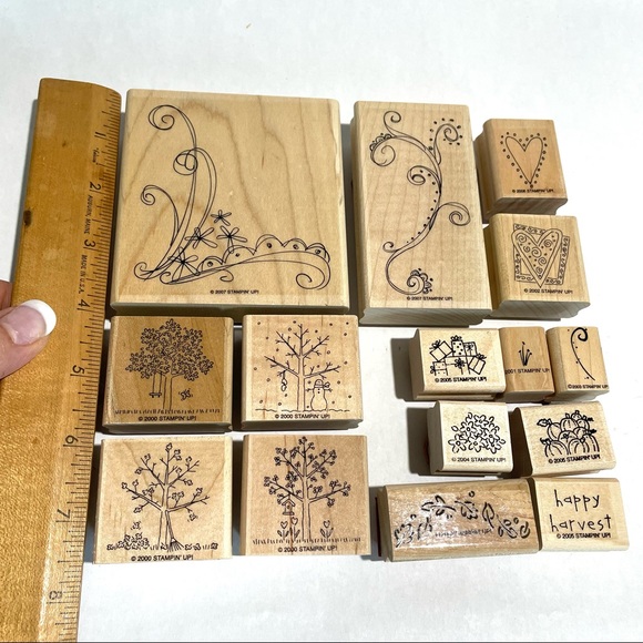 A Tree for all Seasons rubber stampset + more - Picture 2 of 5